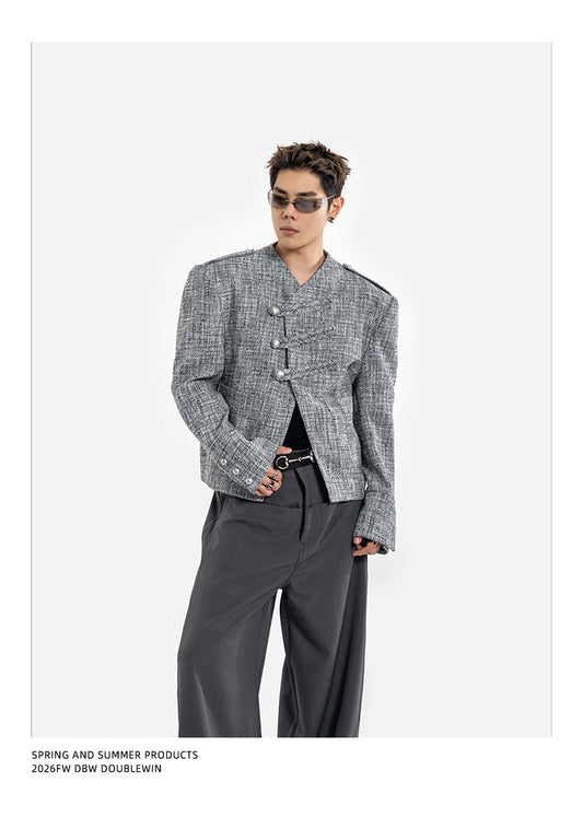 Vintage-Style Tweed Jacket