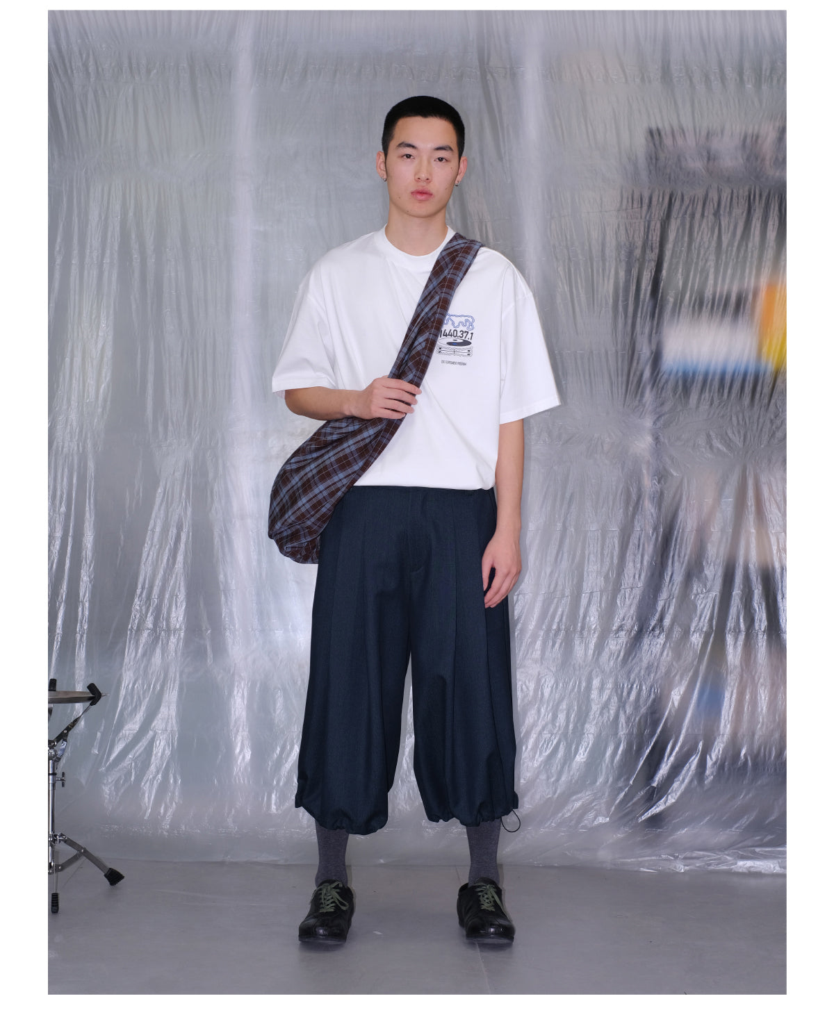 Drawstring Cropped Pants