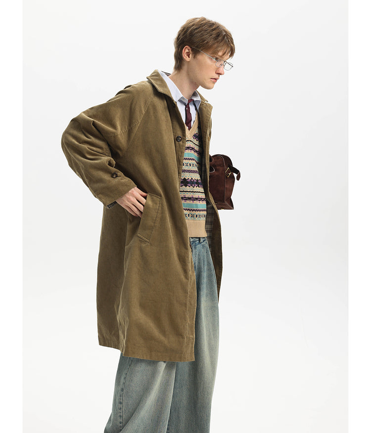 Reversible Corduroy Coat