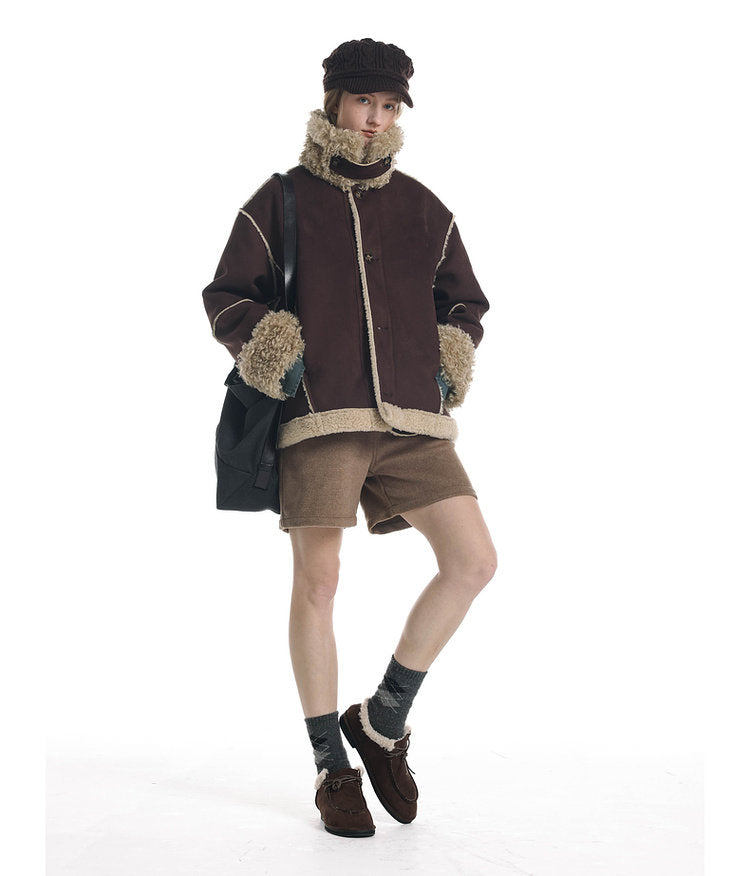 Lambswool Suede Jacket