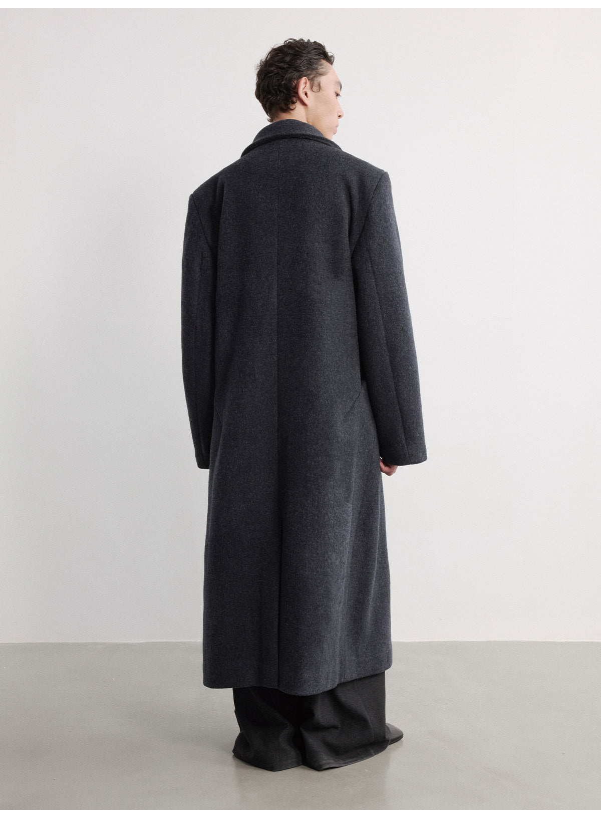 Shawl Collar Wool Coat
