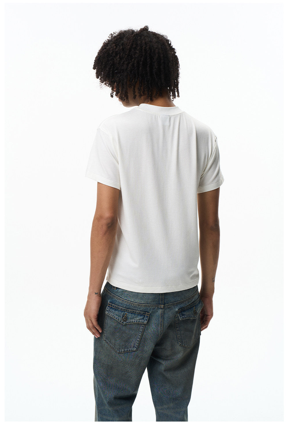 Vintage Leopard-Print Letter T-Shirt