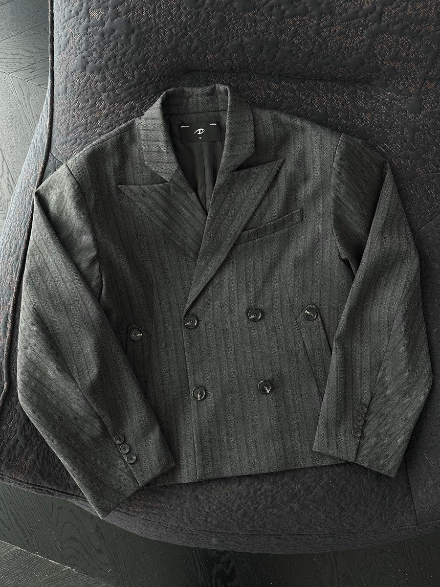 Double-Breasted Casual Jacket