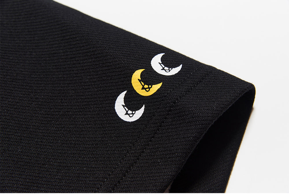 Contrast print T-shirt