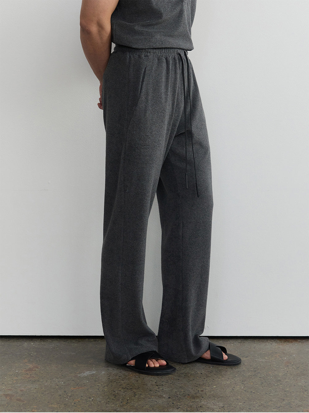 Casual Pants with Drawstring and Stretch