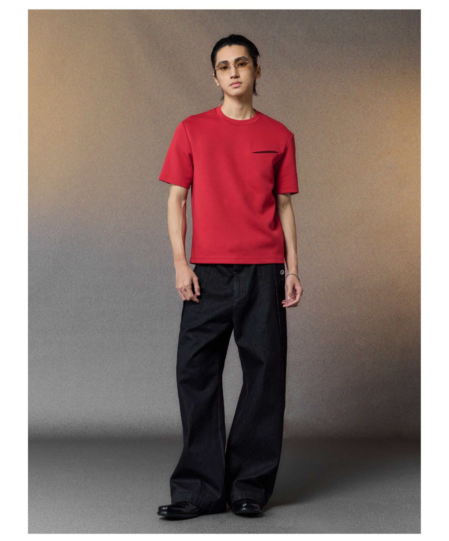 T-Shirt with Air Layer Pocket