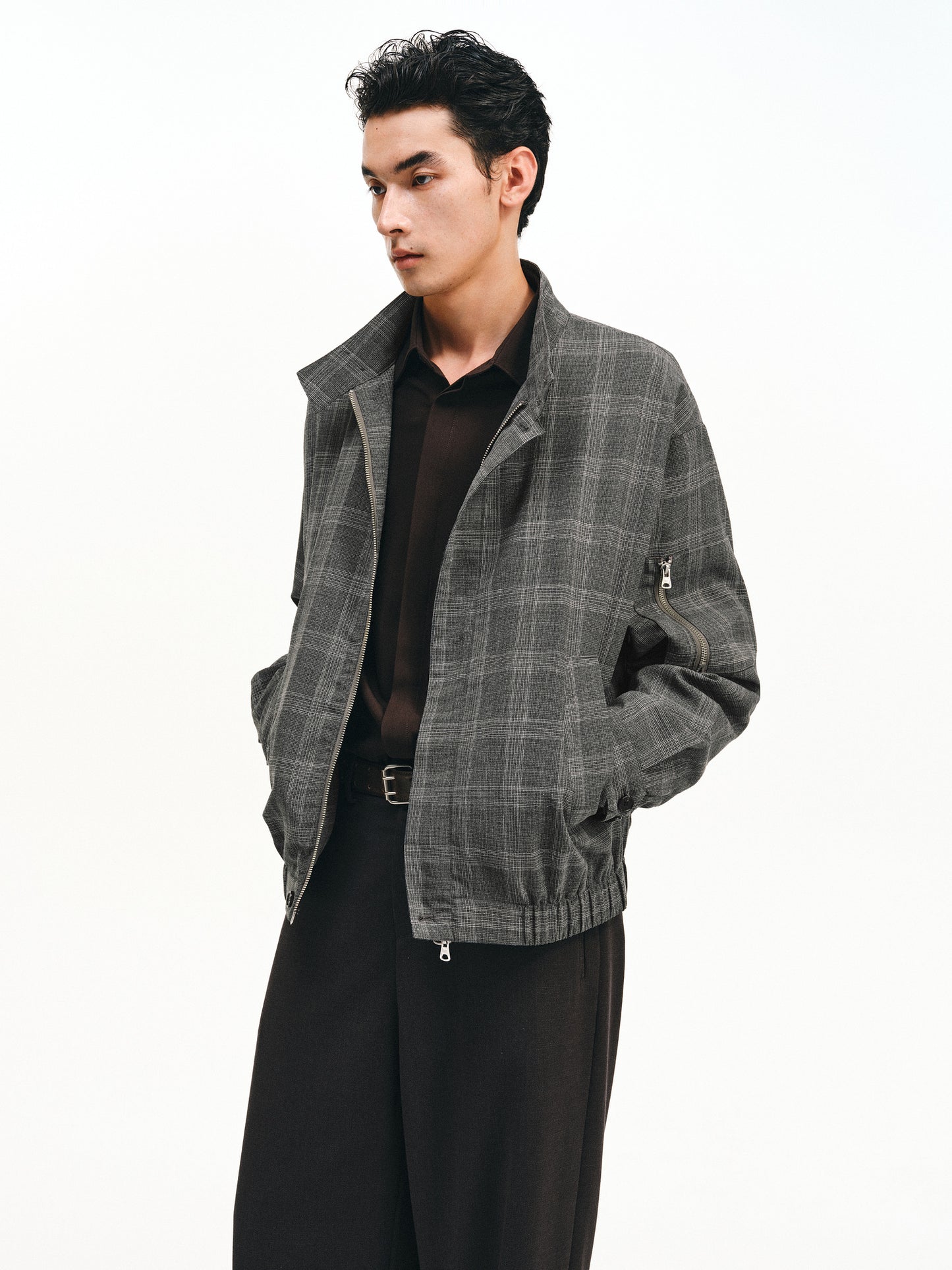 Wool Harrington Jacket