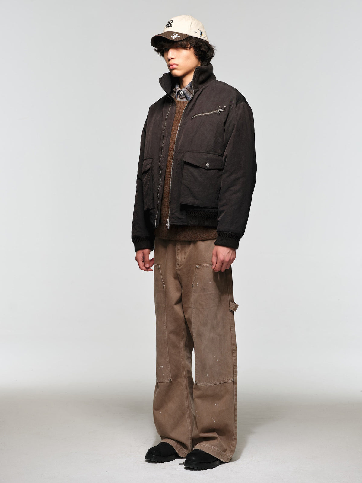 High-Neck Cotton Jacket