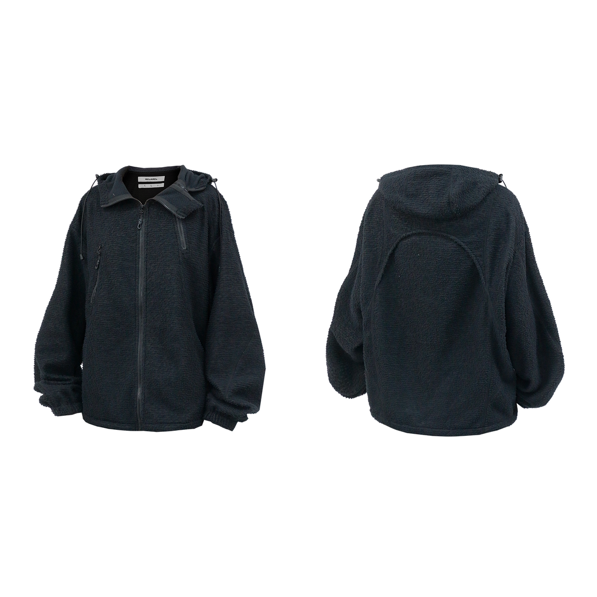 Patchwork Breathable Sports Jacket with Hood
