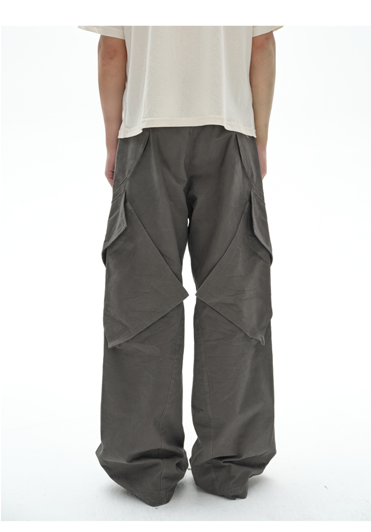 Slash Pocket Casual Pants