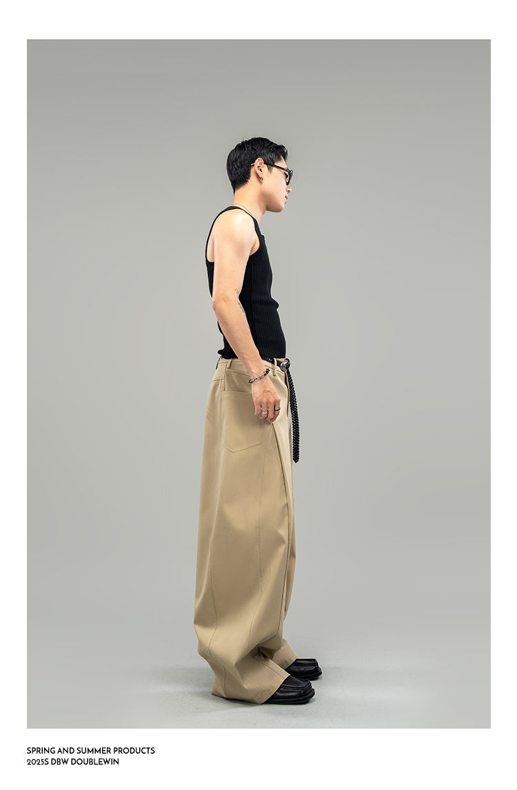 Deconstructed Casual Pants