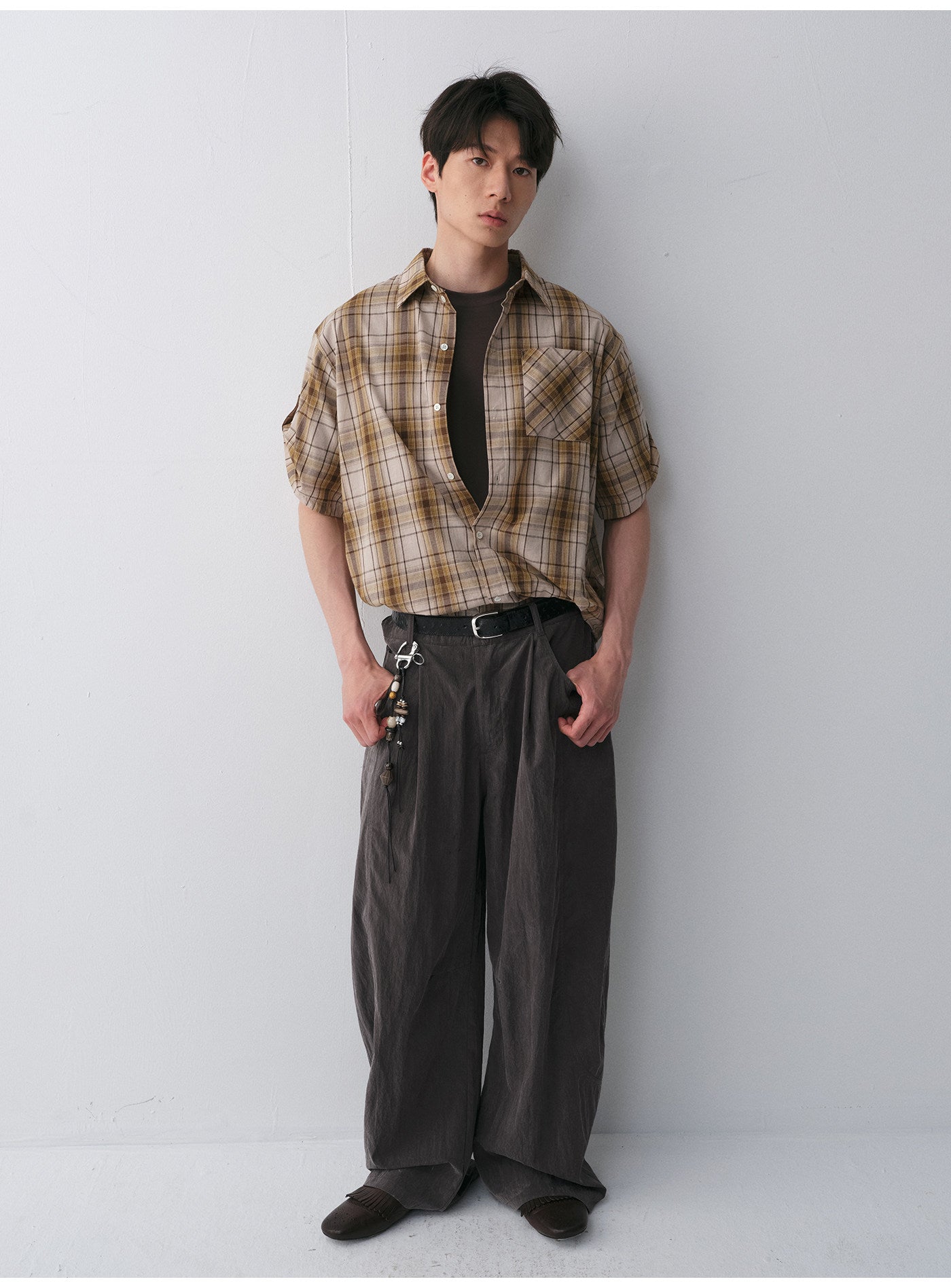 Checkered Shirt with UV Protection