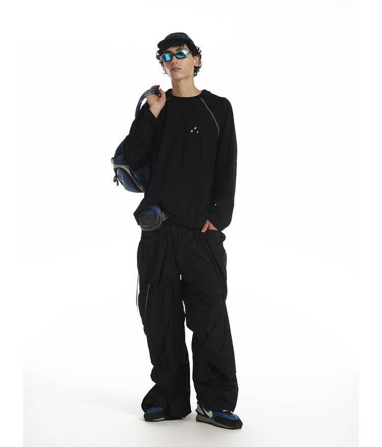 Contrast Color Raglan T-Shirt