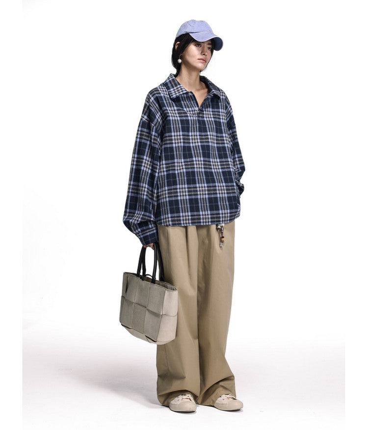 Unisex Open-Neck Shirt