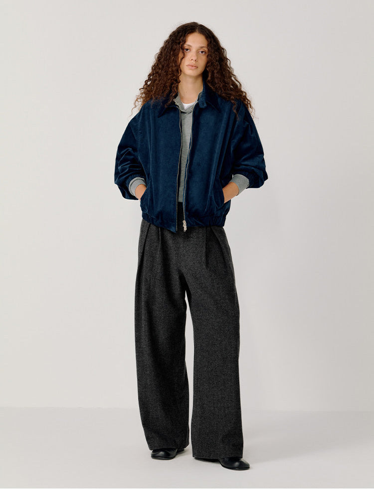 Pleated Adjustable Loose Casual Pants
