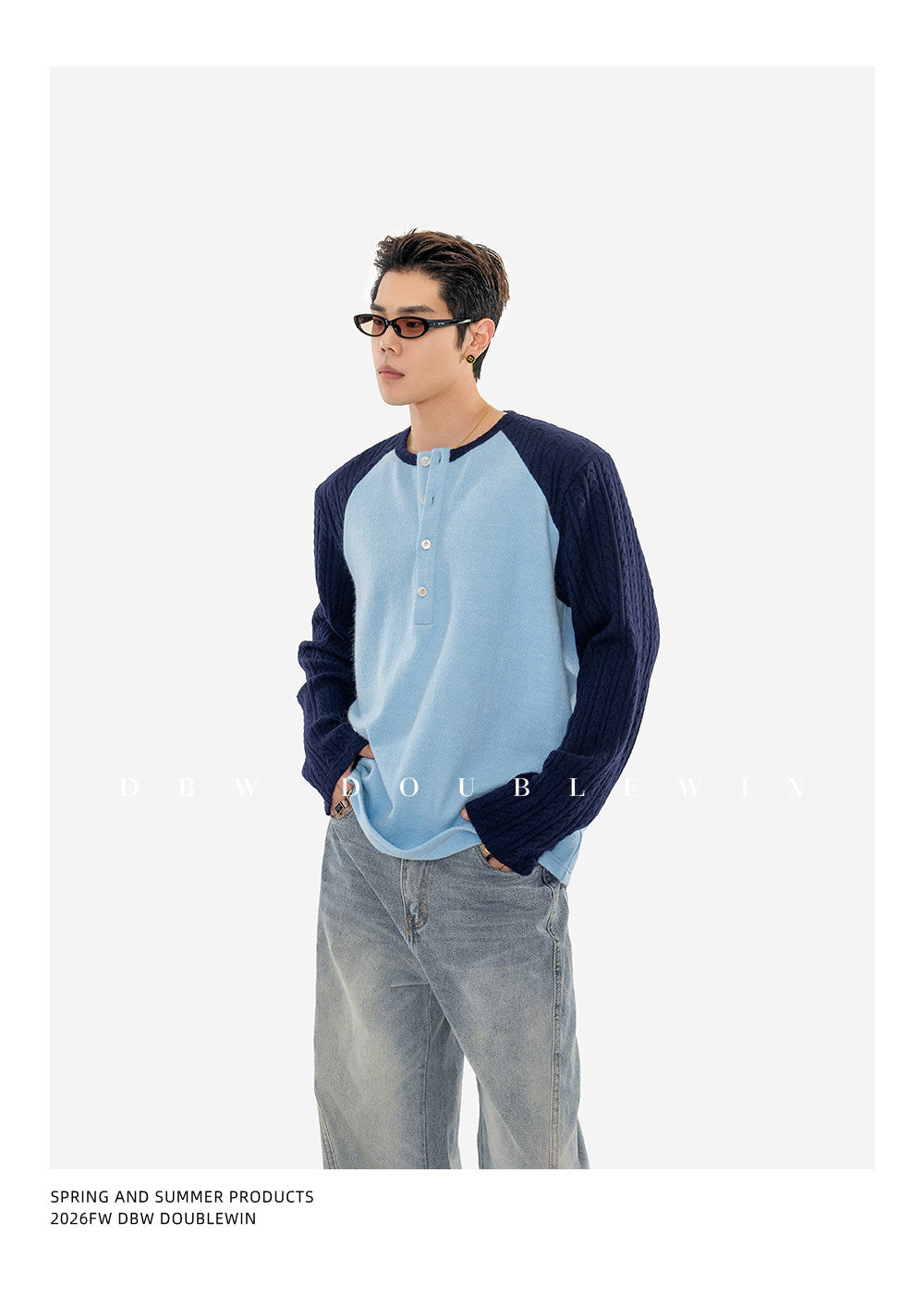 All-Match Loose-Fit Raglan Sweater
