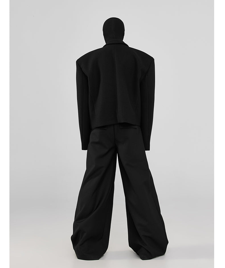 Minimal Silhouette Suit Jacket