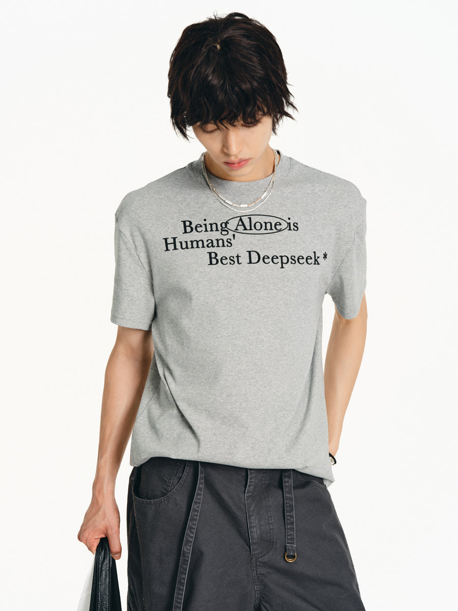 Slogan Print T-Shirt