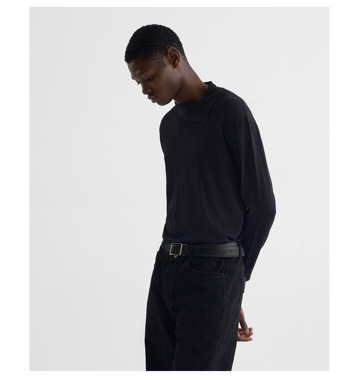 Wardrobe Style Turn-Down Collar T-Shirt