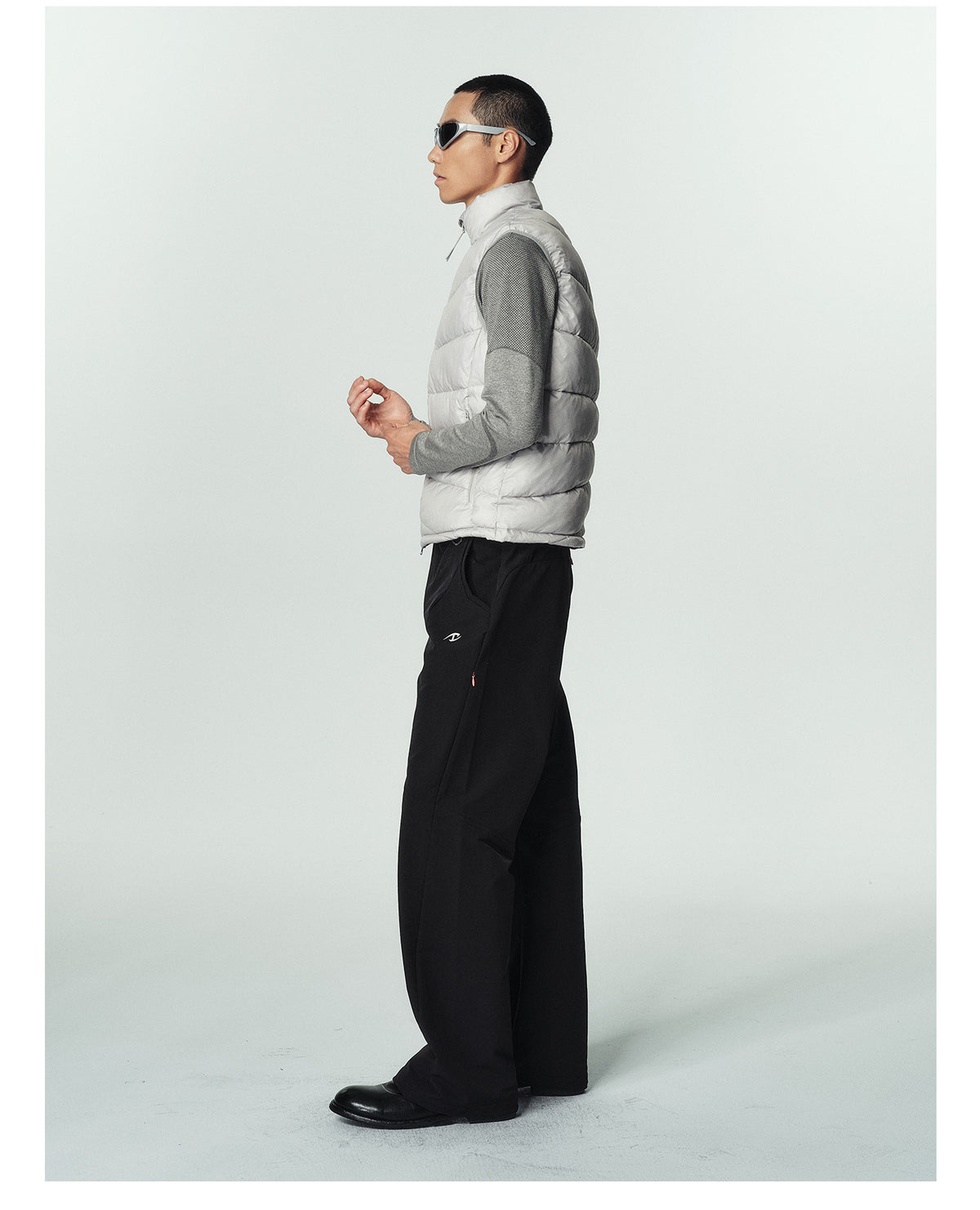 4-Pocket Softshell Straight-Leg Casual Pants