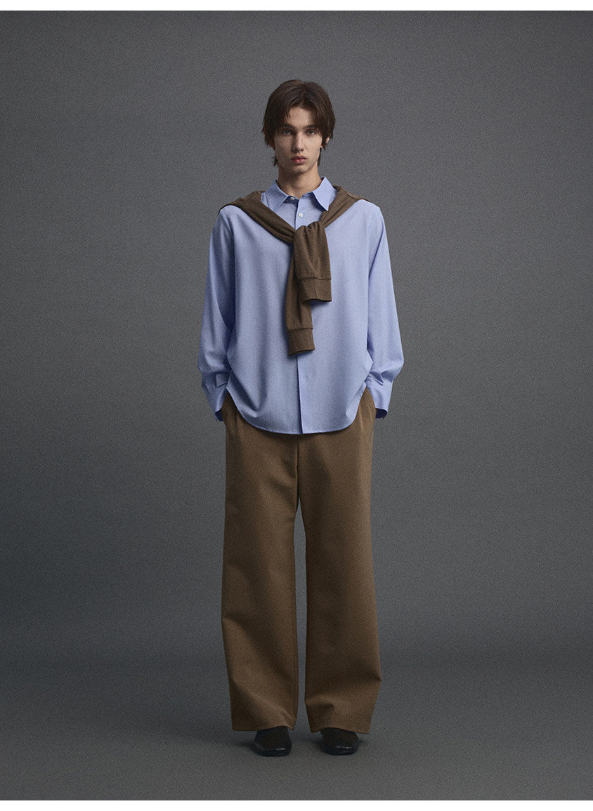 Wide-Leg Comfort Casual Pants