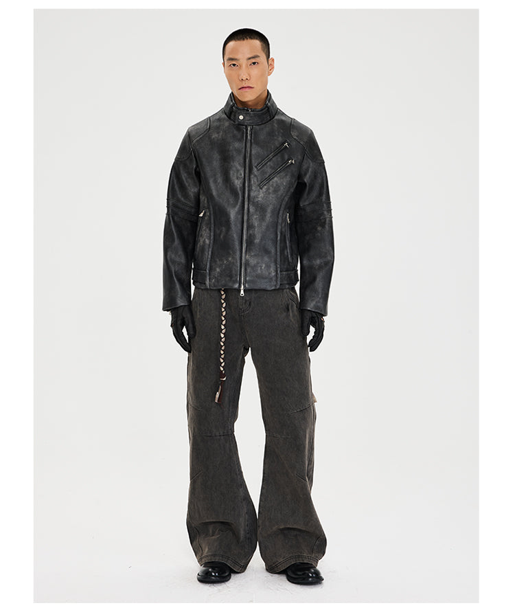 Loose Flare Denim Pants