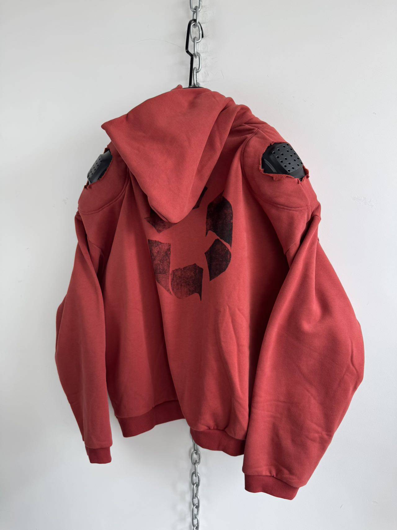 Padded Shoulder Sweatshirt