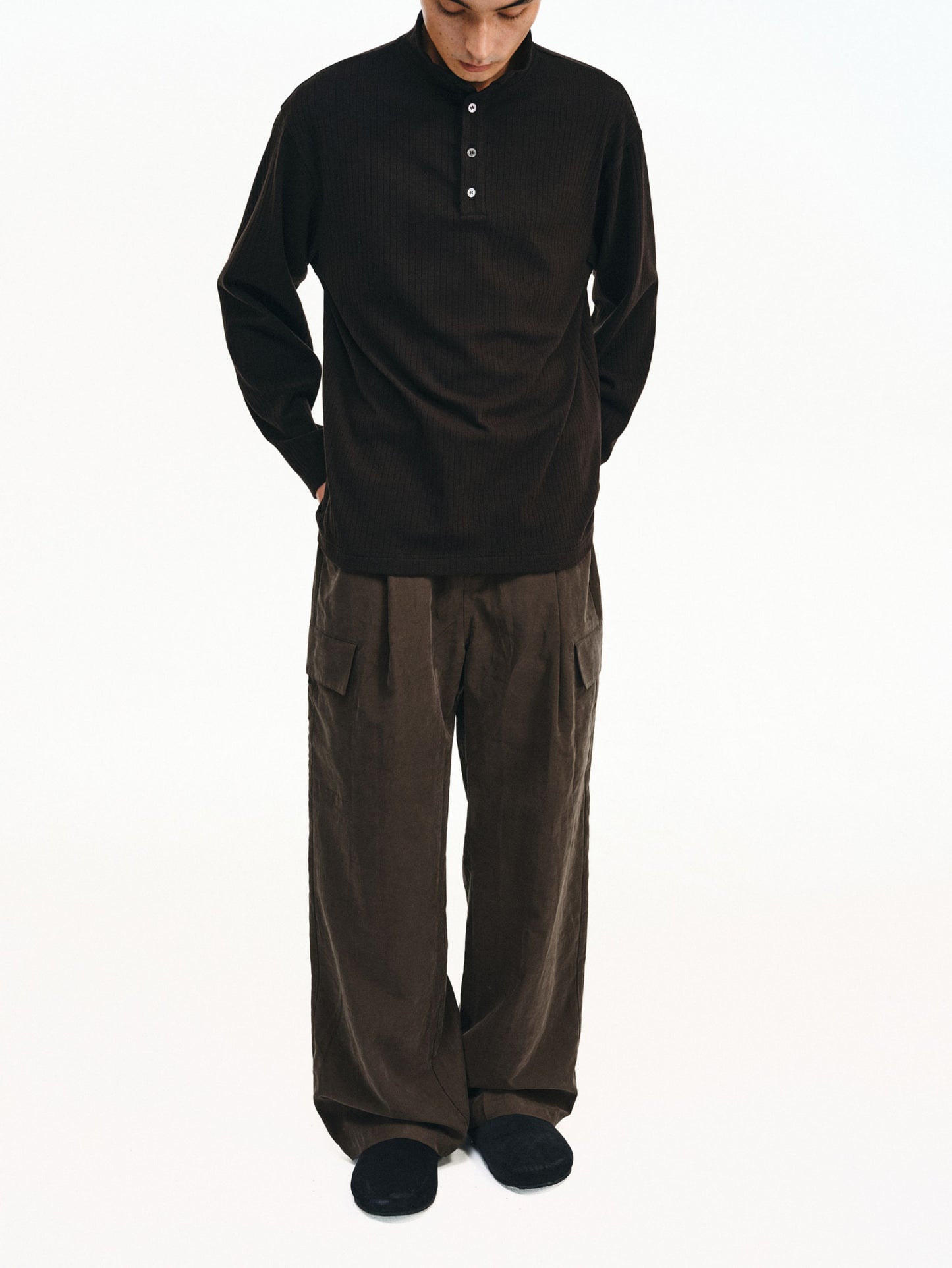 Half-High Collar Shirt