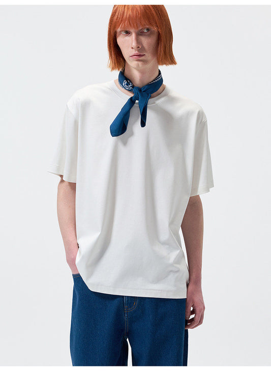 라운드넥 스탠다드 티셔츠