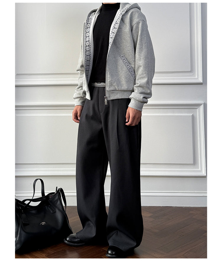 Short Hooded Sweatshirt