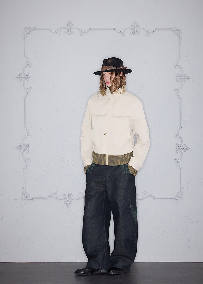 Scythe Sleeve Short Jacket