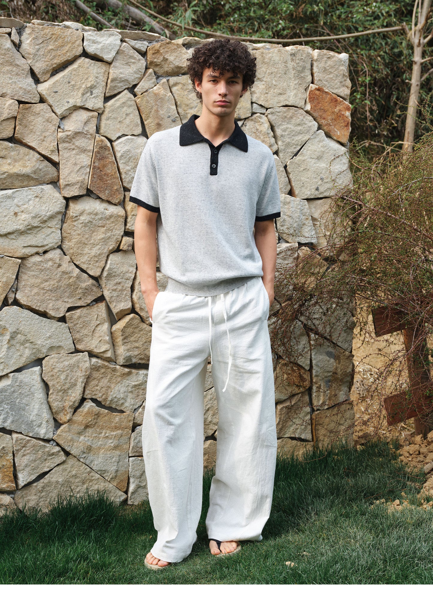 Color-block Polo Shirt