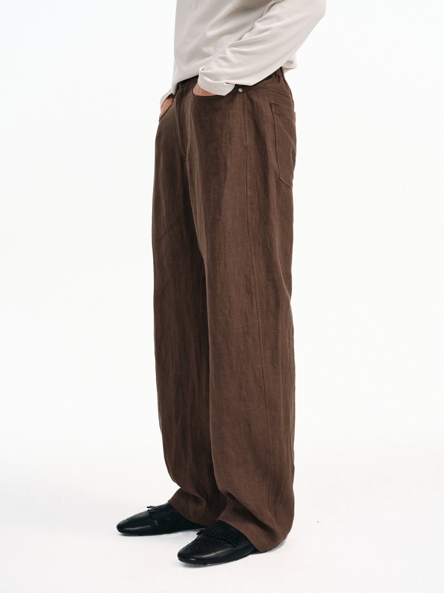 Linen Straight Pants