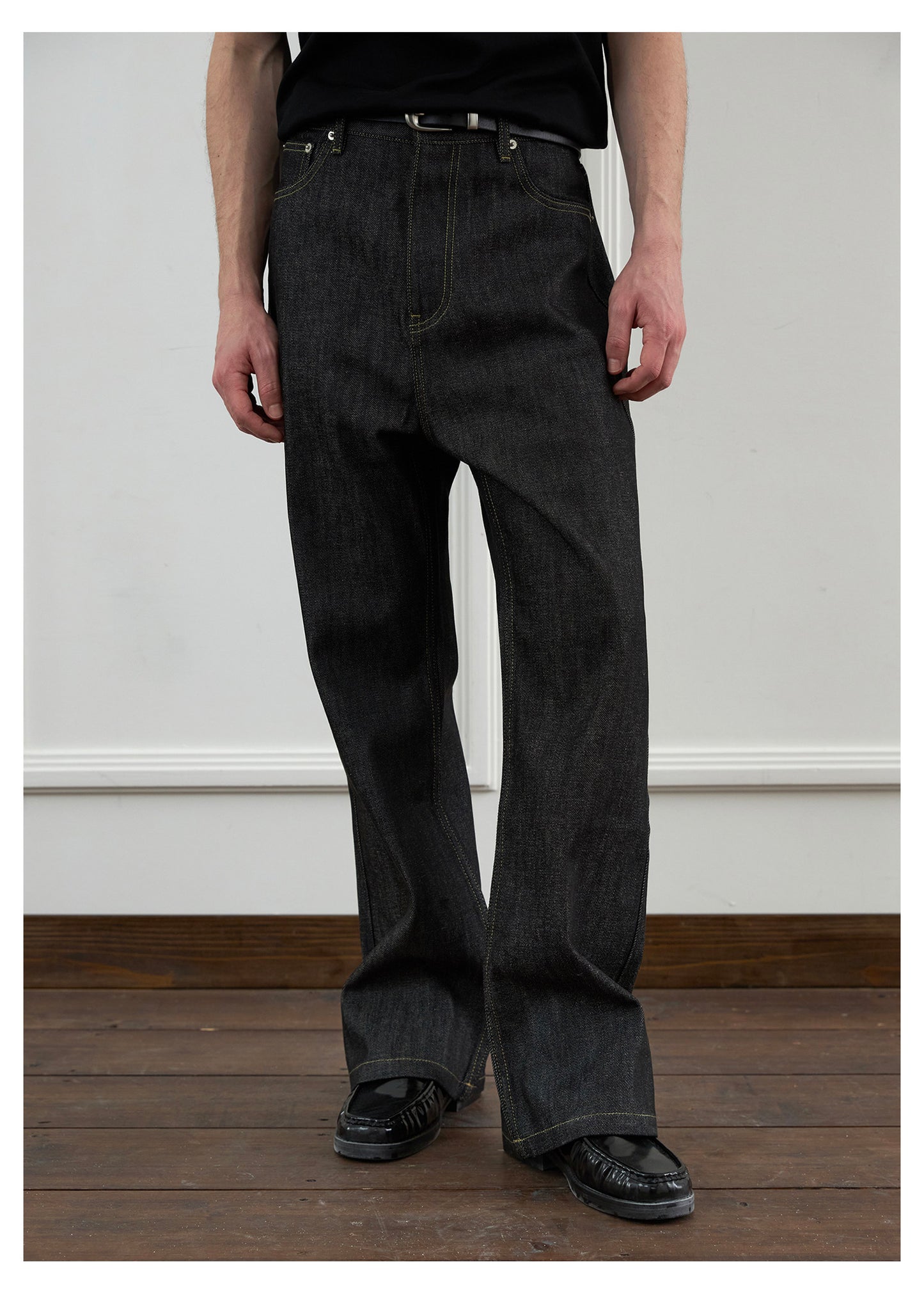 Pure Cotton Denim Pants