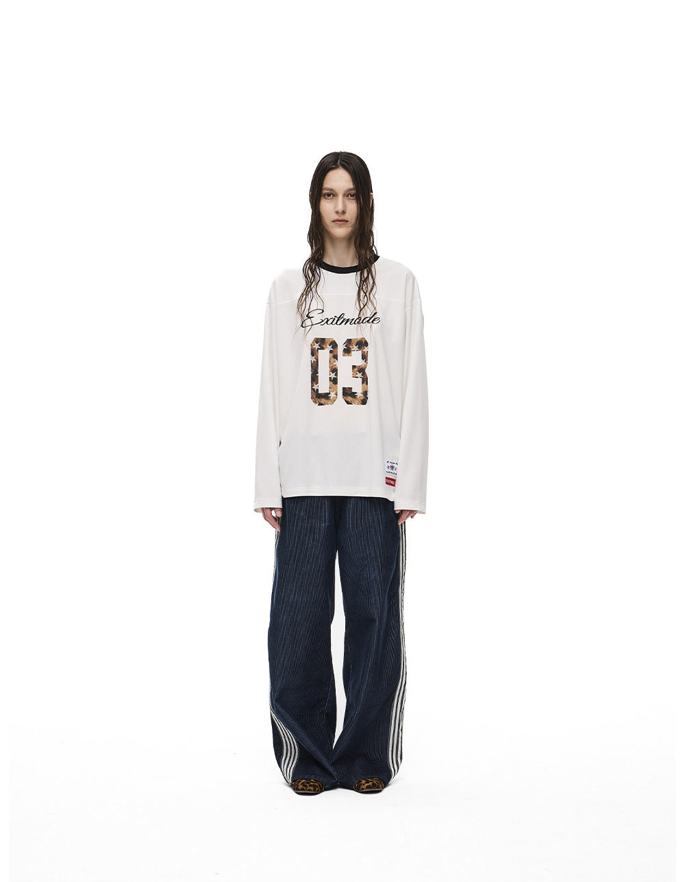 Leopard-Print Star & Number T-Shirt