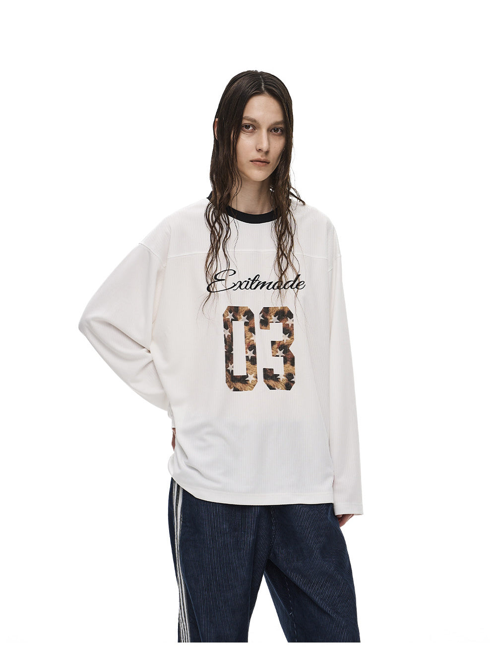 Leopard-Print Star & Number T-Shirt