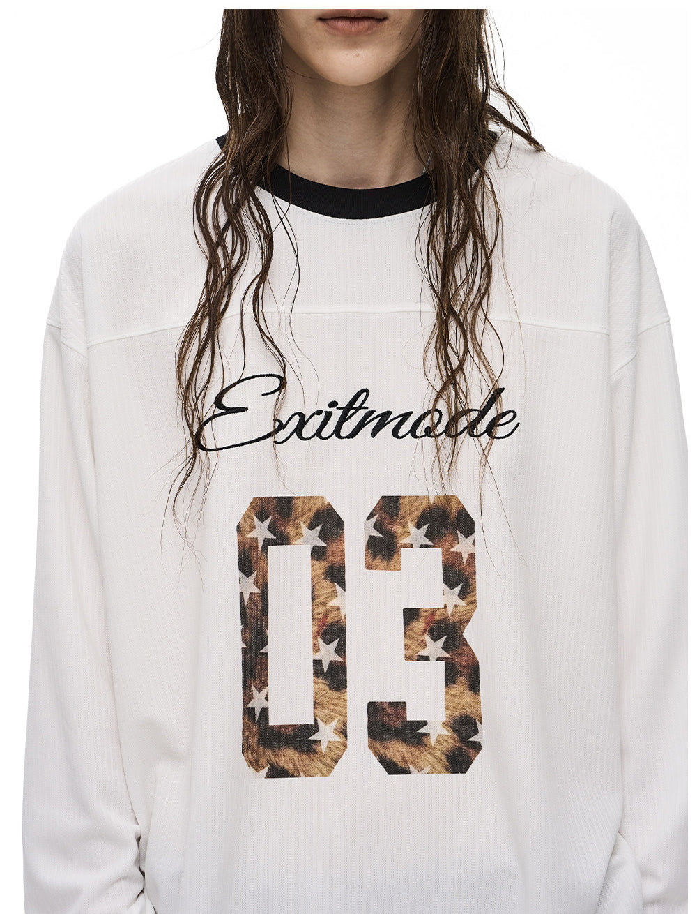 Leopard-Print Star & Number T-Shirt