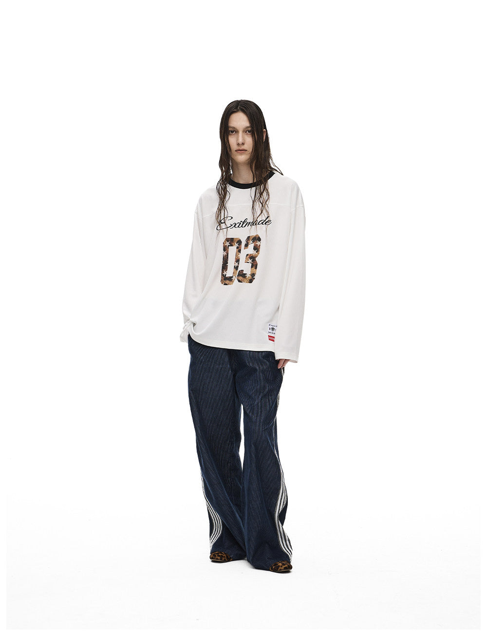 Leopard-Print Star & Number T-Shirt