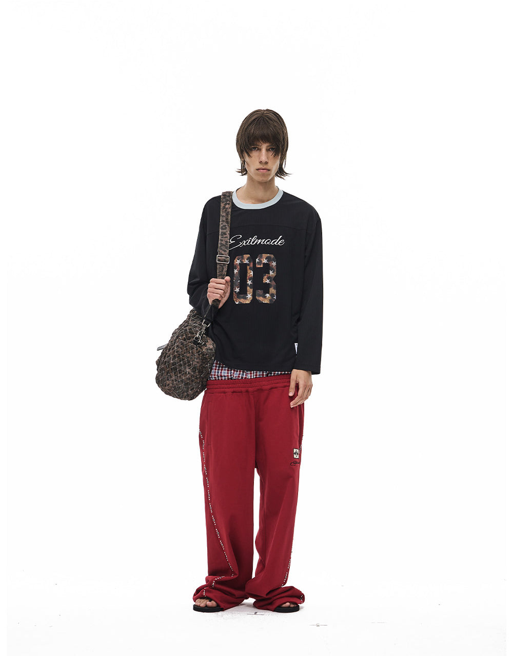 Leopard-Print Star & Number T-Shirt