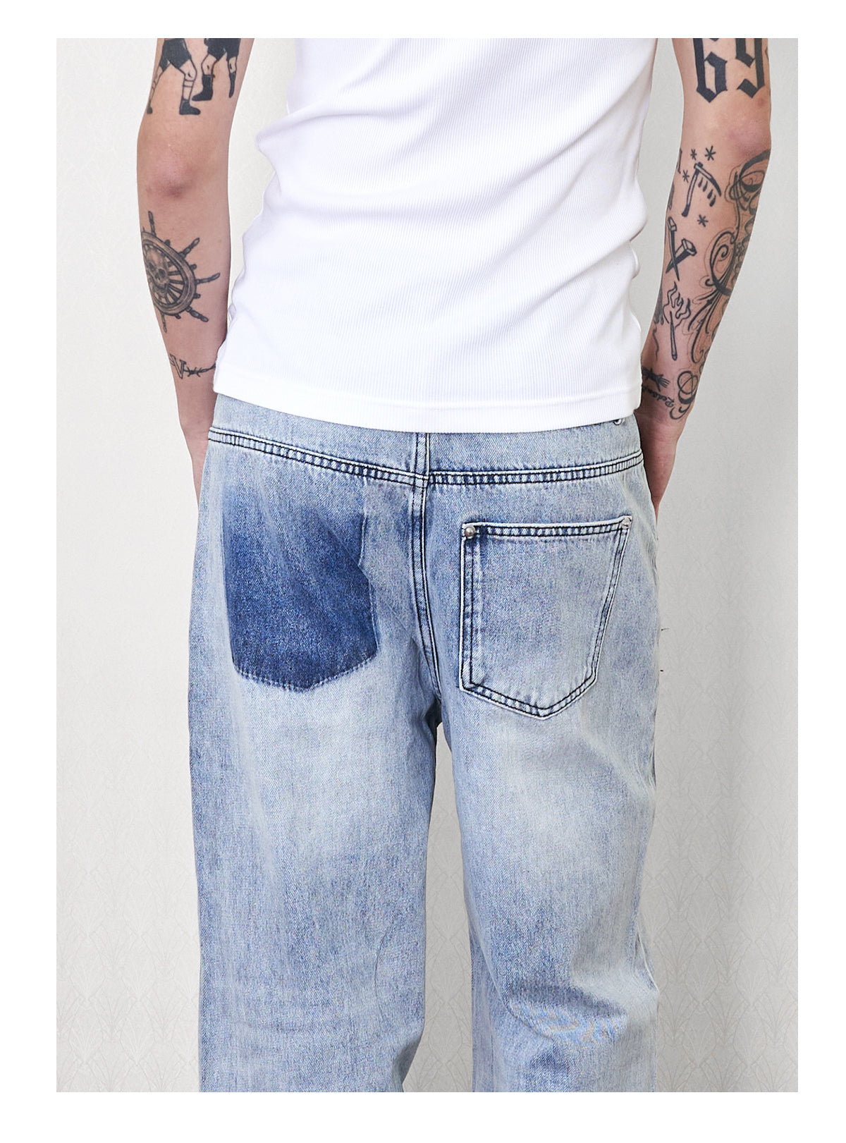 Cotton Patch Straight Jeans