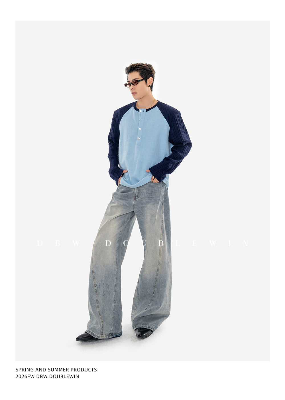All-Match Loose-Fit Raglan Sweater