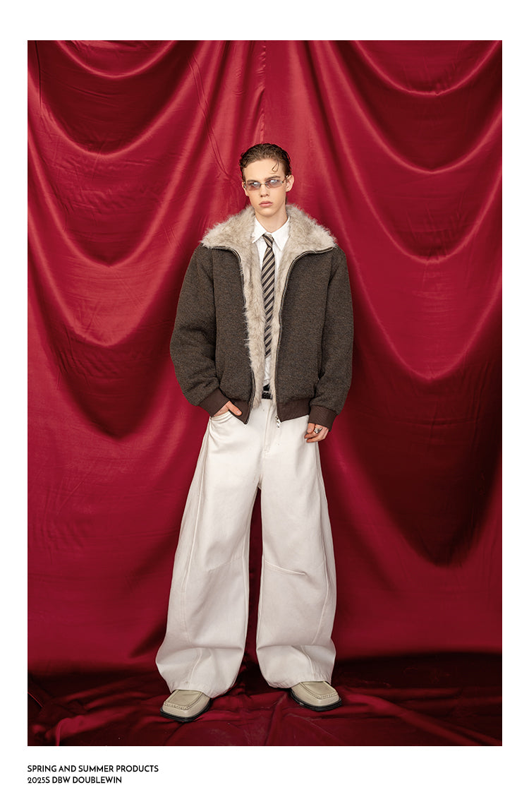 Thick Wool Knit Cardigan