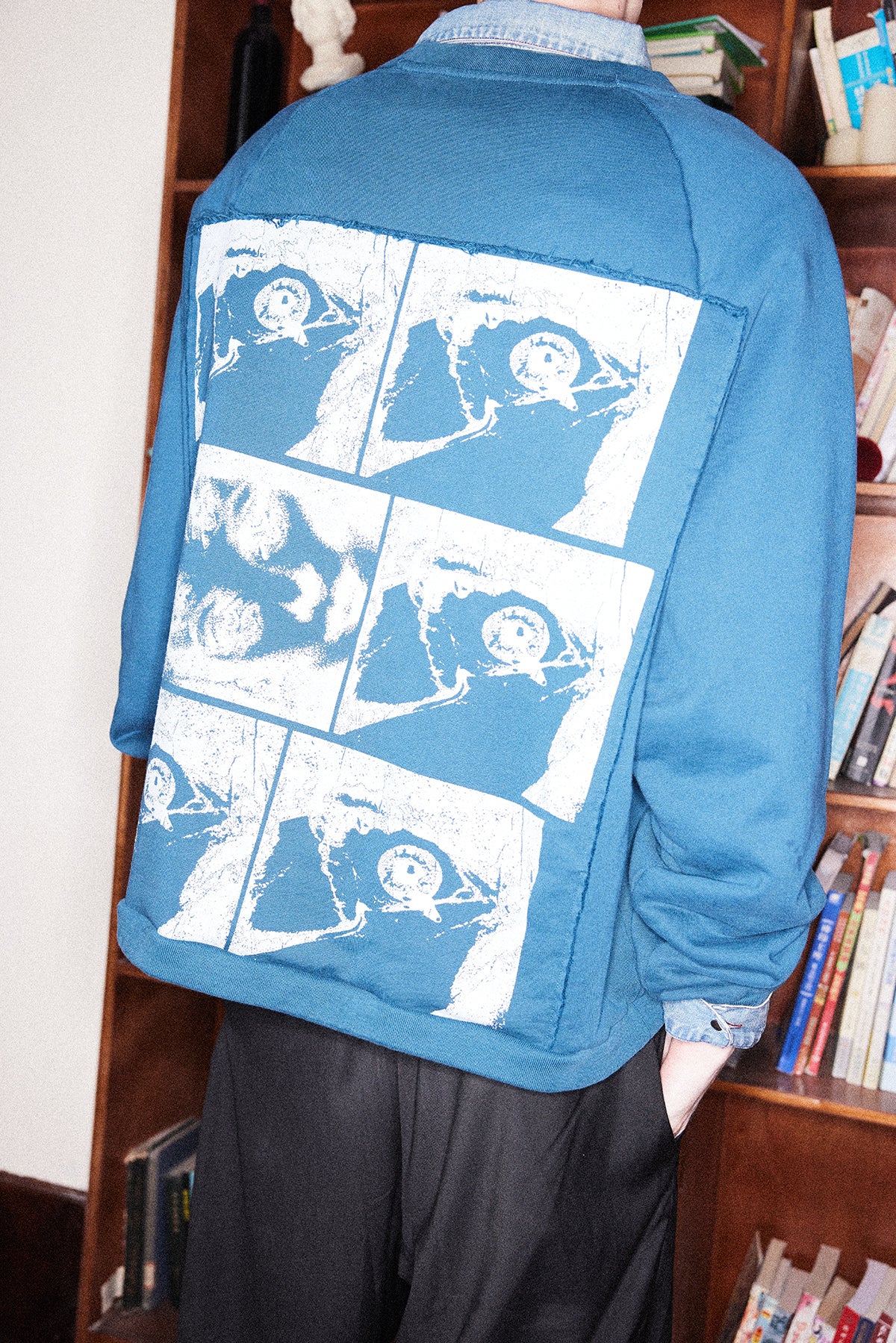 Washed Round Neck Sweatshirt