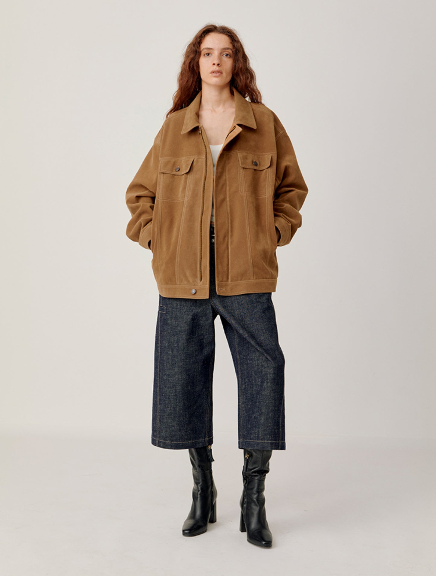 Wide Double Pocket Jacket