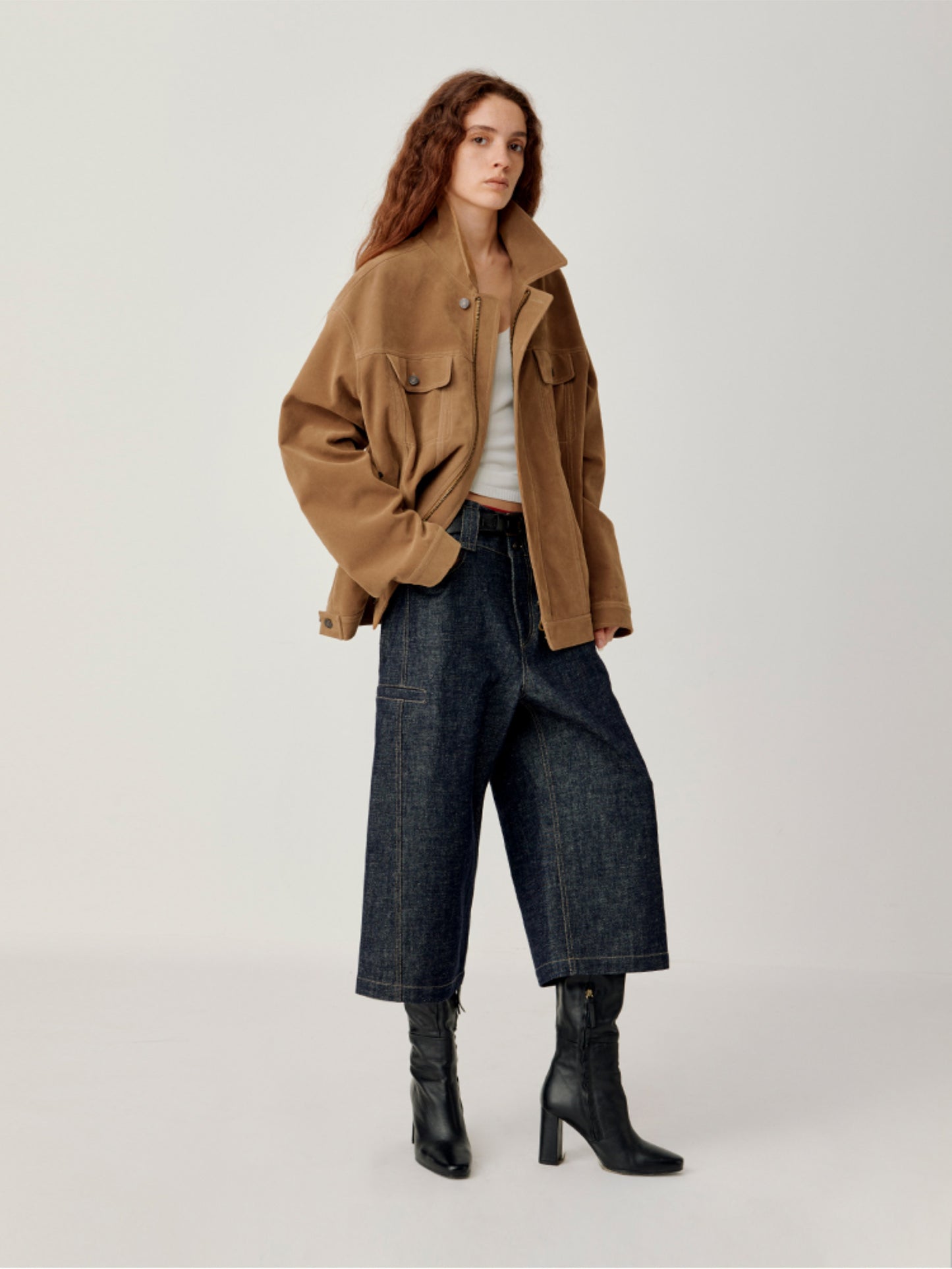 Wide Double Pocket Jacket