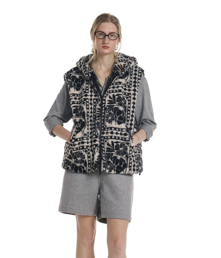 Fleece Hooded Vest