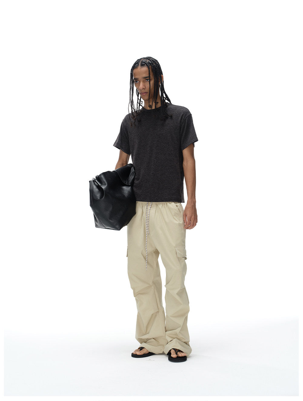 Unisex Drop-Shoulder Slim-Fit T-Shirt