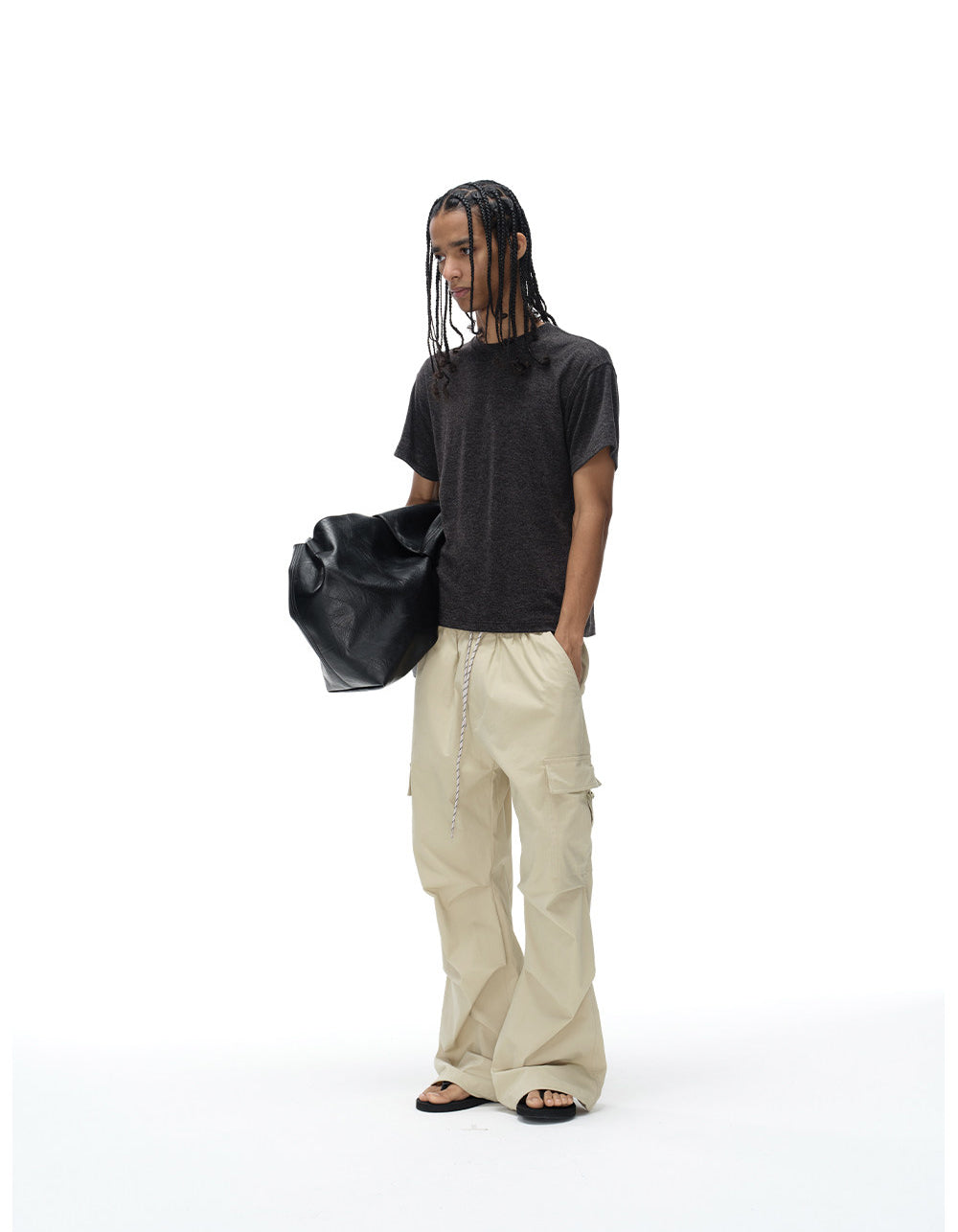 Unisex Drop-Shoulder Slim-Fit T-Shirt