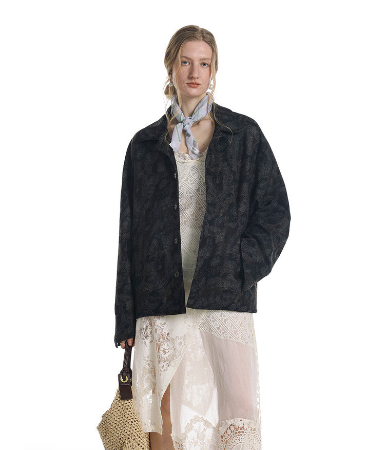 Dark Pattern Paisley Jacket