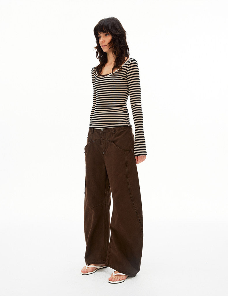 Retro-Cut Casual Pants